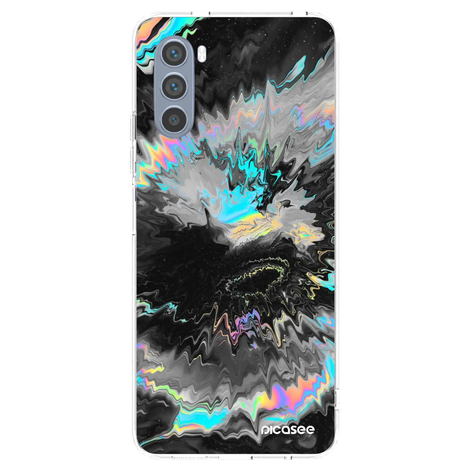 Picasee silikonska prozirna maskica za Motorola Moto G62 - Magnetic