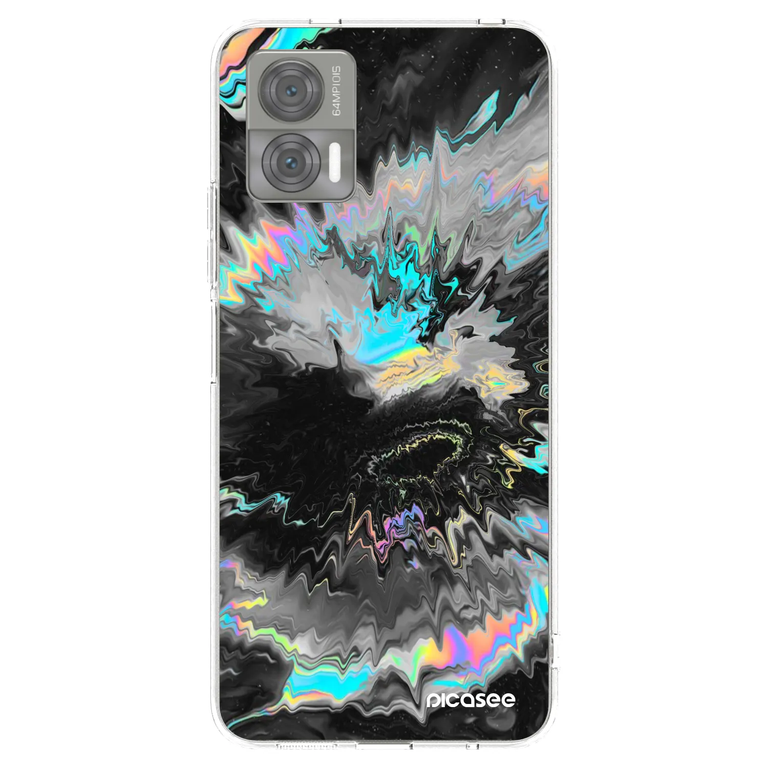 Picasee silikonska prozirna maskica za Motorola Edge 30 Neo - Magnetic