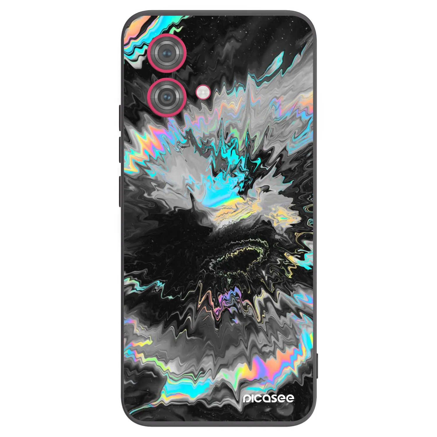 Picasee crna silikonska maskica za Motorola Moto G84 5G - Magnetic