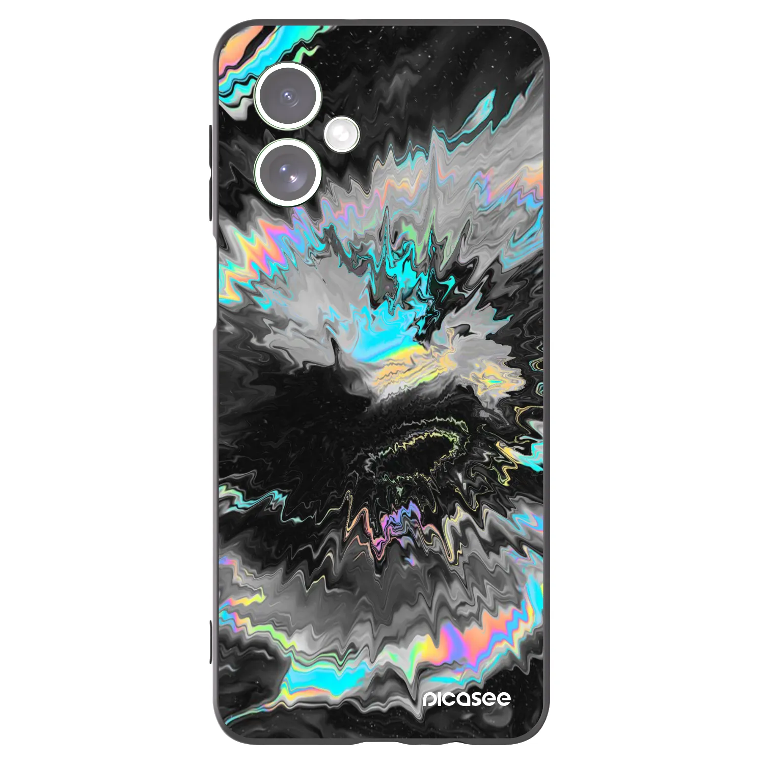 Picasee crna silikonska maskica za Motorola Moto G54 5G - Magnetic