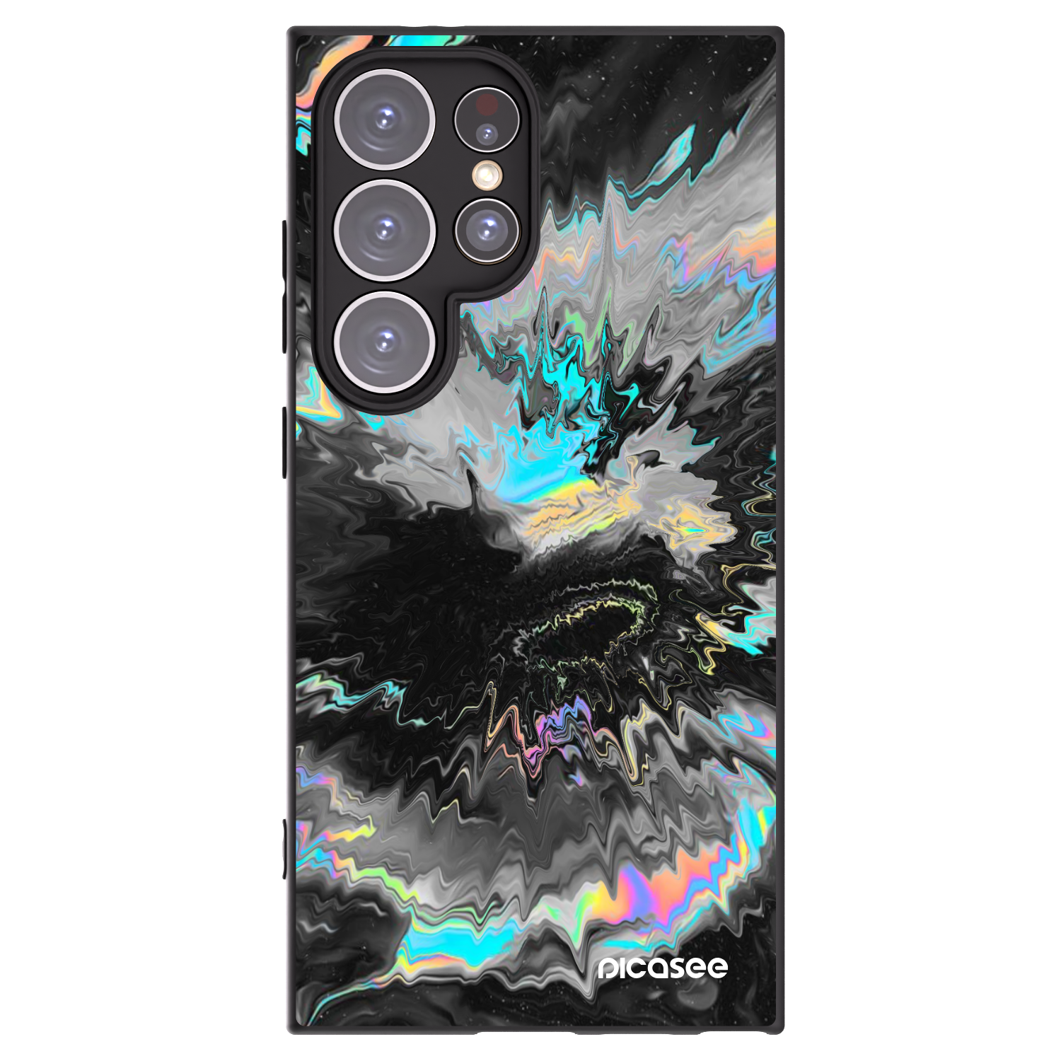 Picasee crna silikonska maskica za Samsung Galaxy S24 Ultra S928B 5G - Magnetic