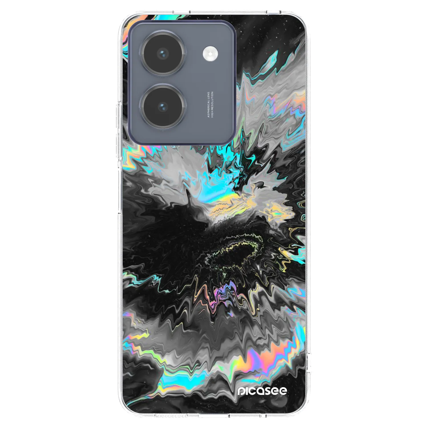 Picasee silikonska prozirna maskica za Vivo Y36 4G - Magnetic