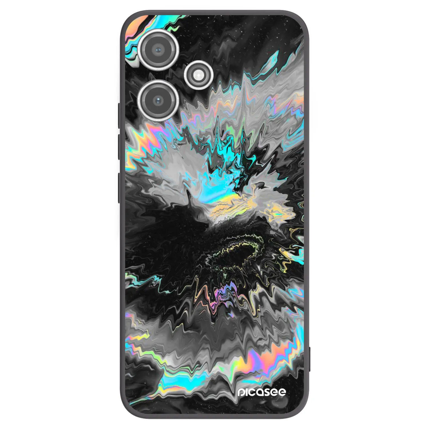Picasee crna silikonska maskica za Xiaomi Redmi 12 5G - Magnetic