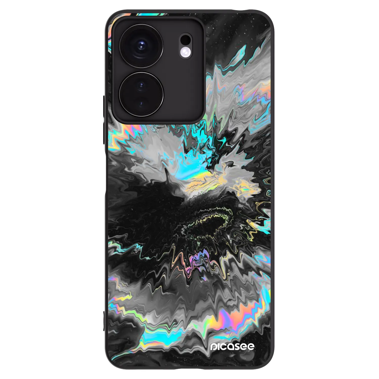 Picasee crna silikonska maskica za Xiaomi Redmi 13C 4G - Magnetic