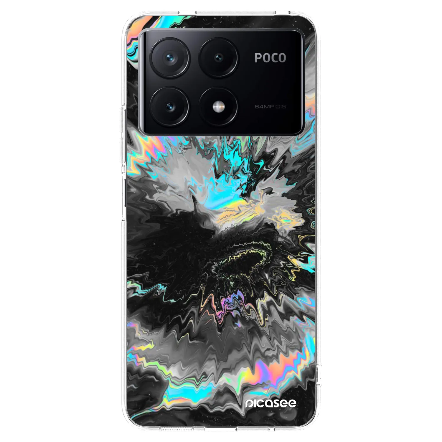 Picasee silikonska prozirna maskica za Xiaomi Poco X6 Pro - Magnetic
