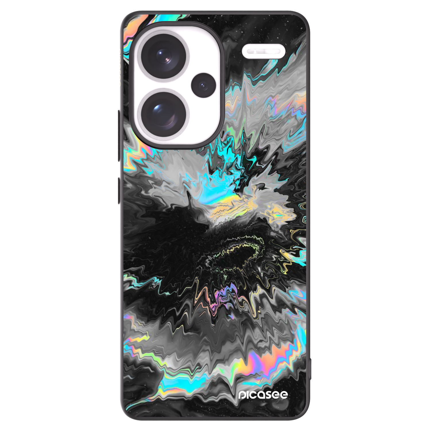 Picasee crna silikonska maskica za Xiaomi Redmi Note 13 Pro+ 5G - Magnetic