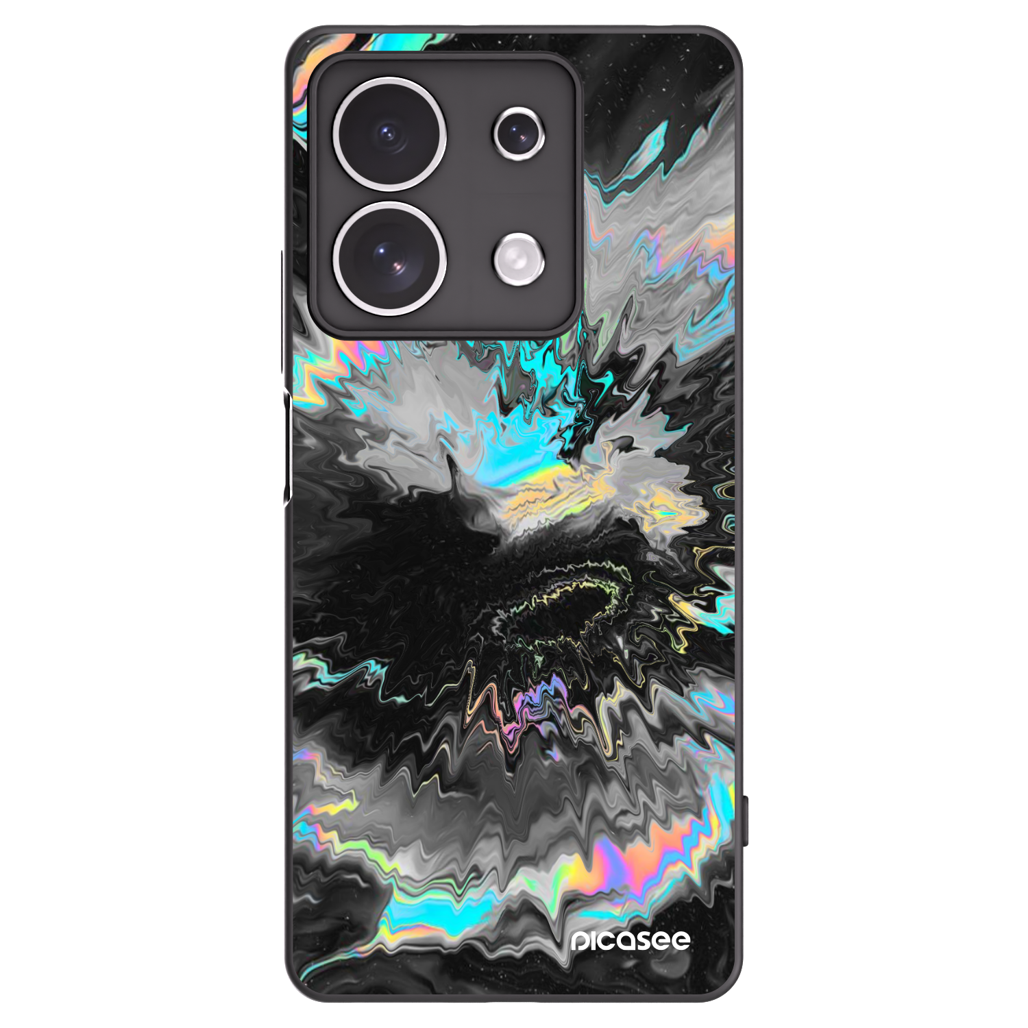 Picasee crna silikonska maskica za Xiaomi Redmi Note 13 4G - Magnetic