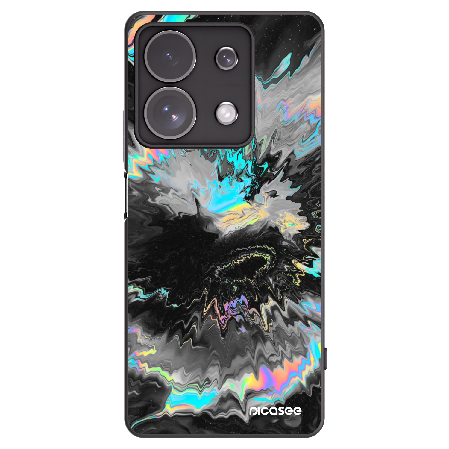 Picasee crna silikonska maskica za Xiaomi Redmi Note 13 Pro 4G - Magnetic