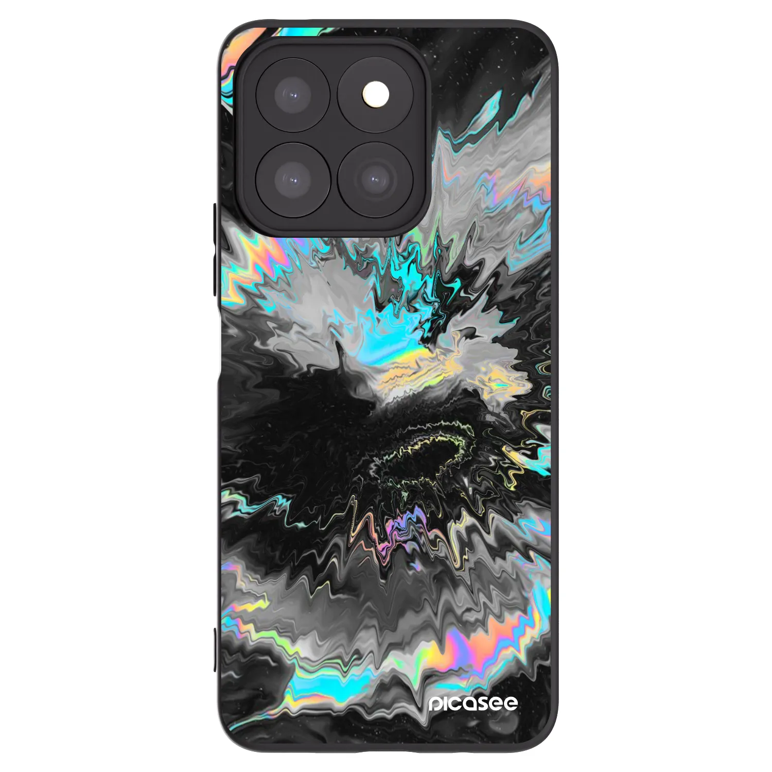 Picasee crna silikonska maskica za Honor X8b - Magnetic