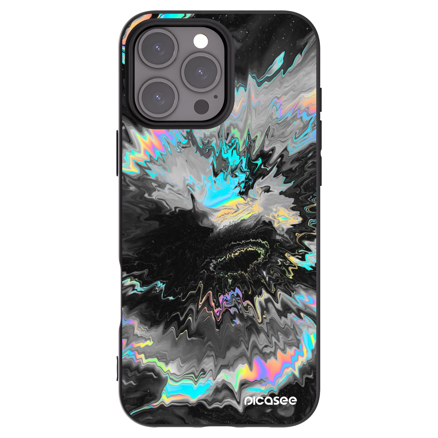 Picasee crna silikonska maskica za Apple iPhone 16 Pro Max - Magnetic