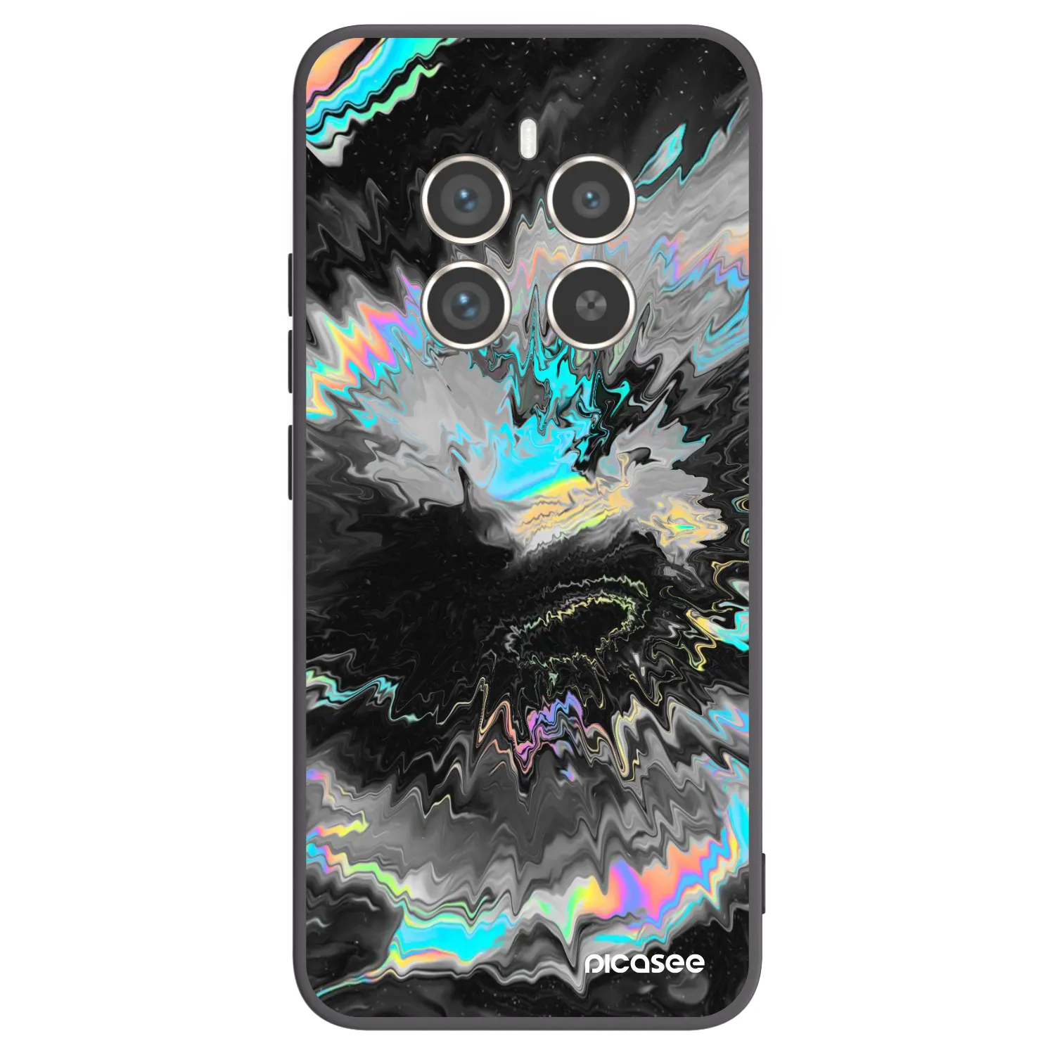 Picasee crna silikonska maskica za Realme 12 Pro 5G - Magnetic