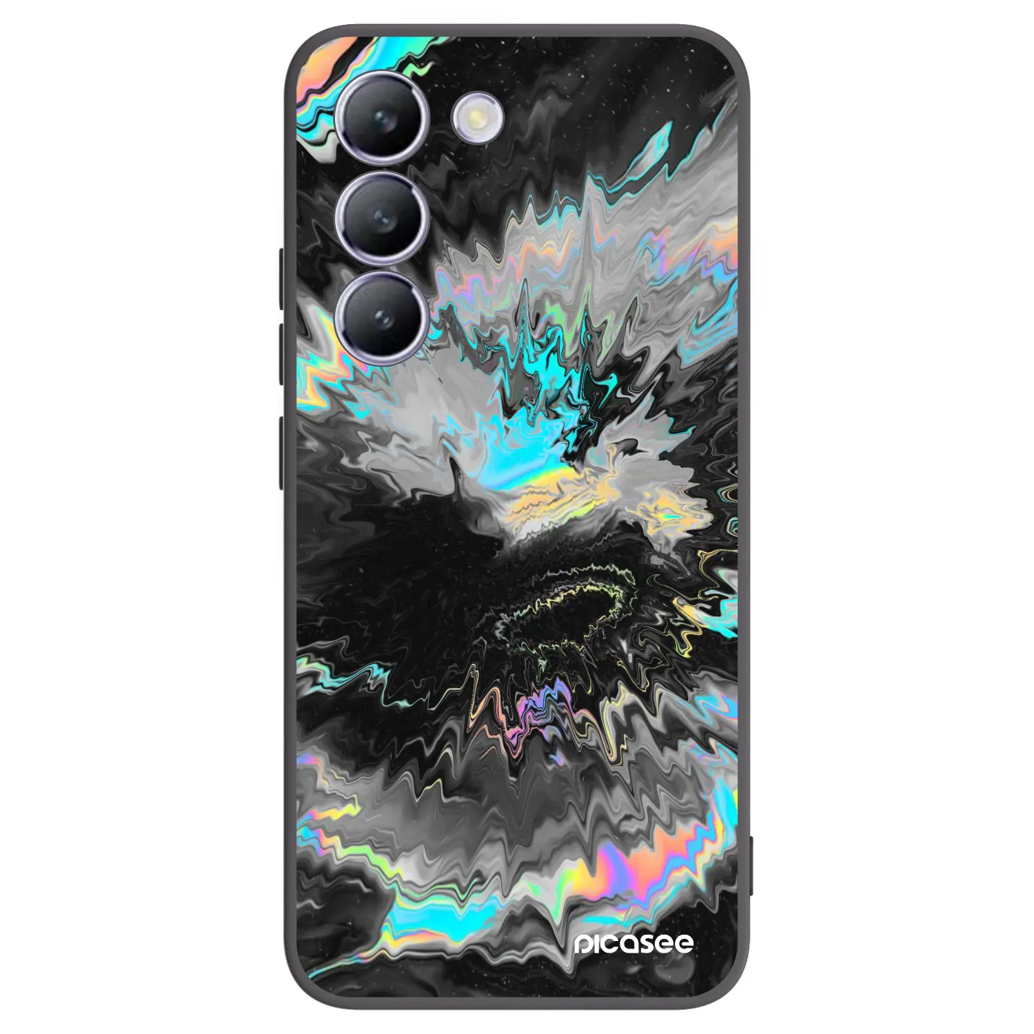 Picasee crna silikonska maskica za Vivo V40 SE 5G - Magnetic