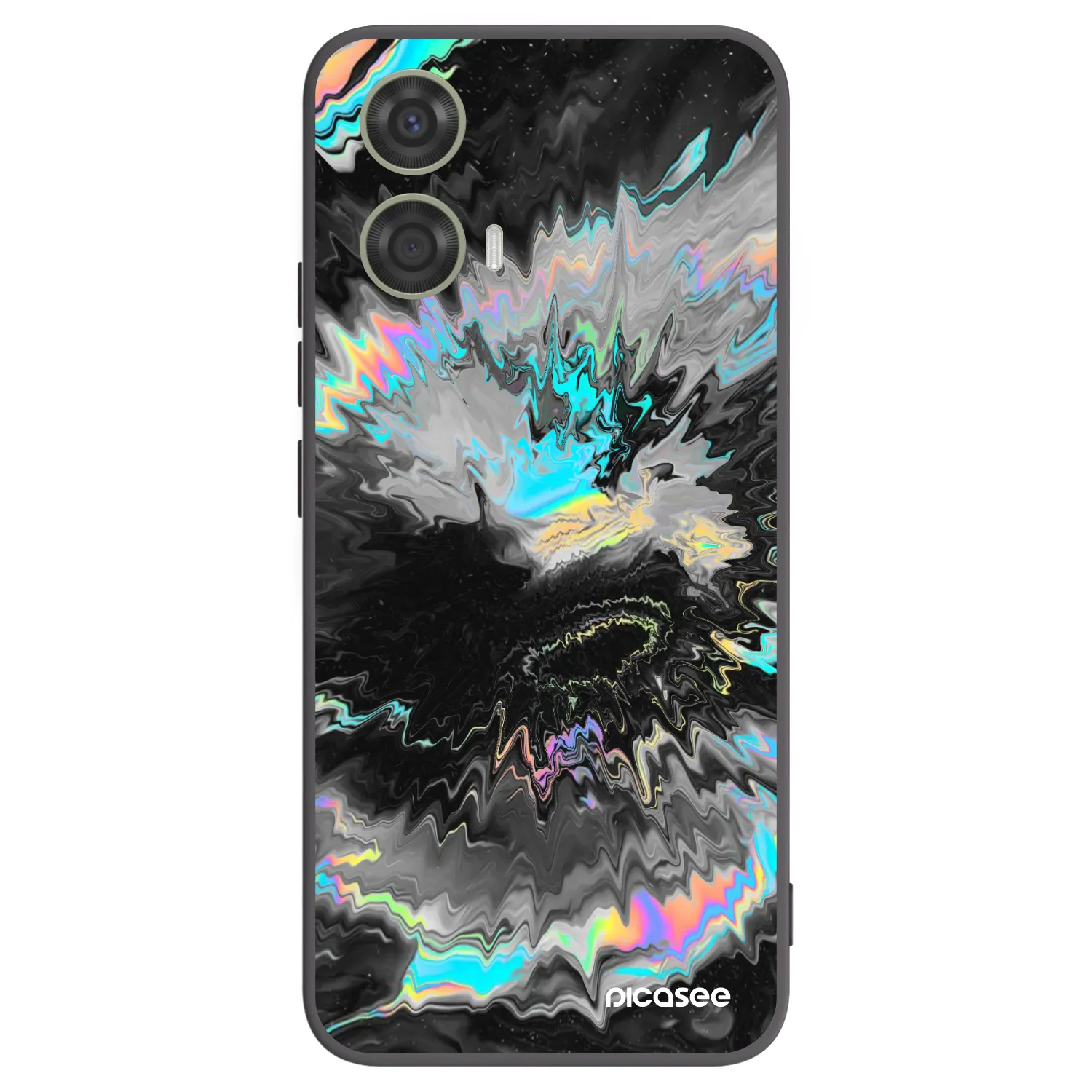 Picasee crna silikonska maskica za Motorola Moto G24 - Magnetic