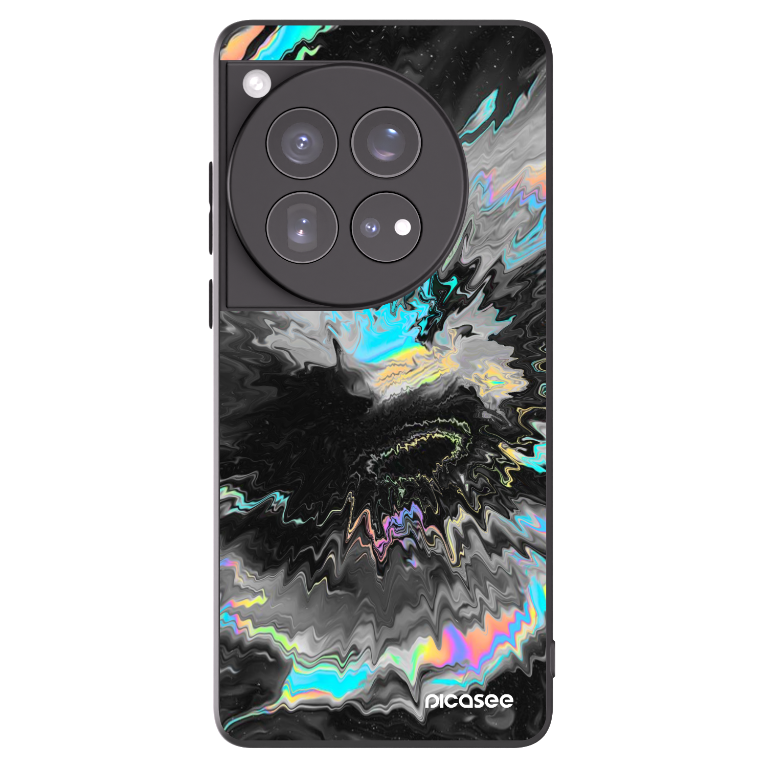 Picasee crna silikonska maskica za OnePlus 12 5G - Magnetic