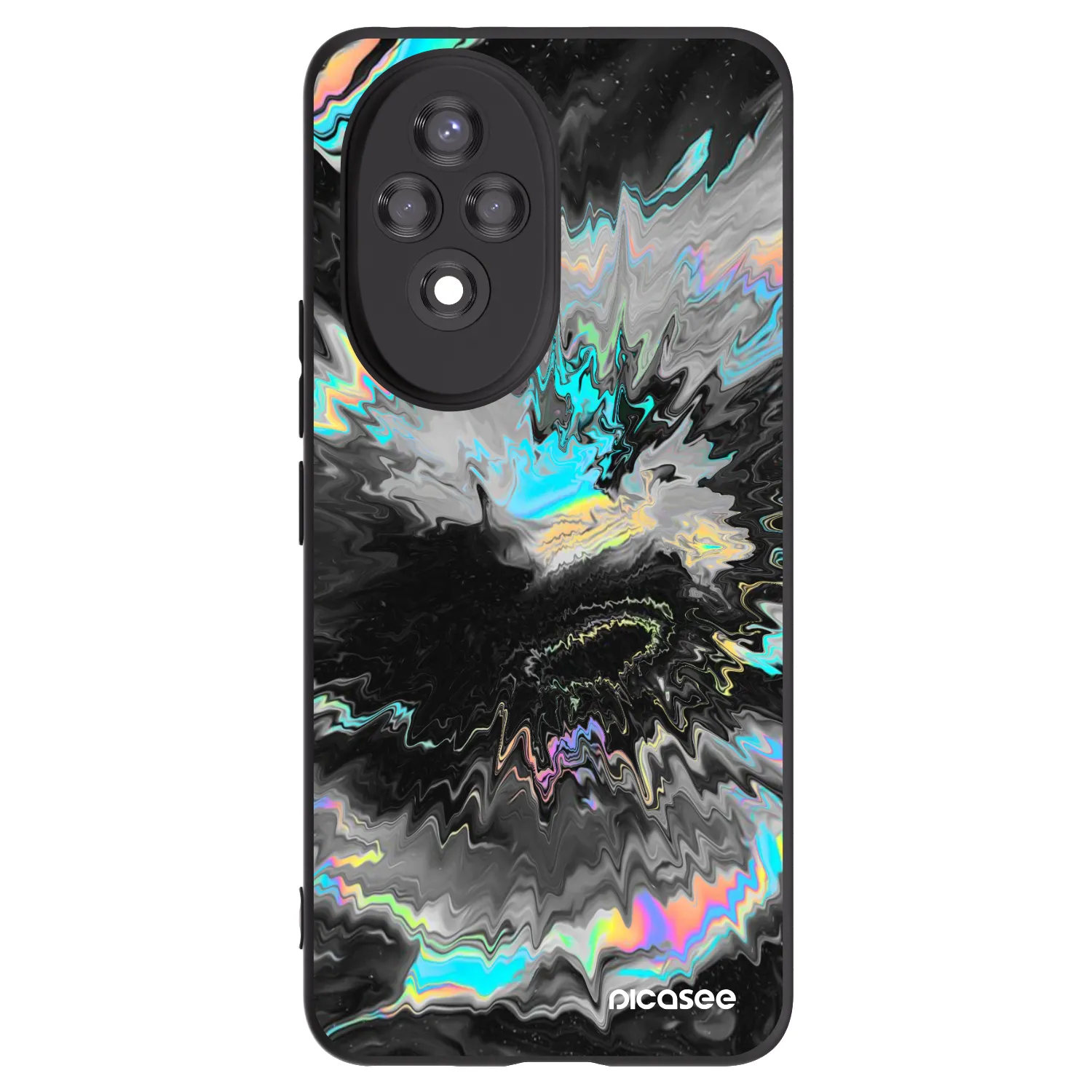 Picasee crna silikonska maskica za Honor 200 Pro 5G - Magnetic
