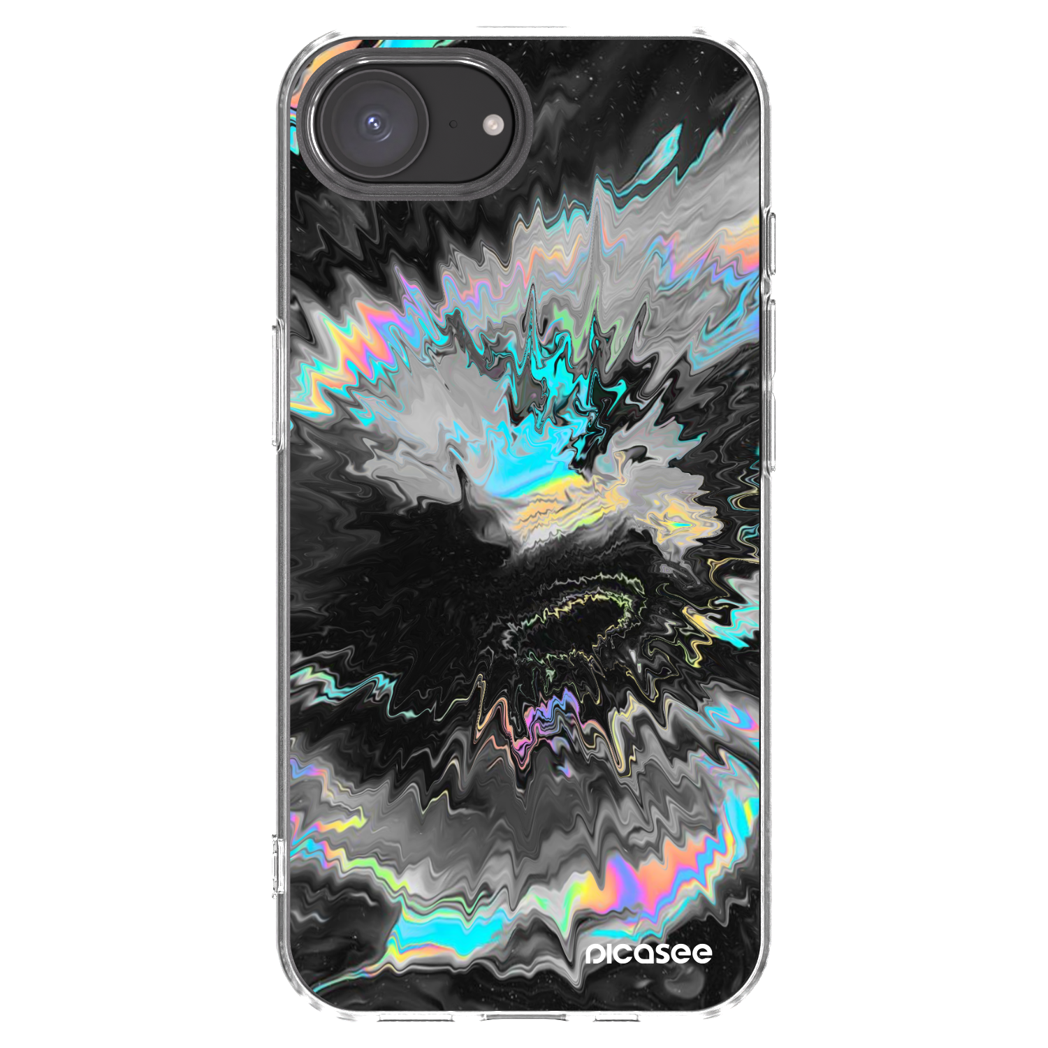 Picasee silikonska prozirna maskica za Apple iPhone 16e - Magnetic