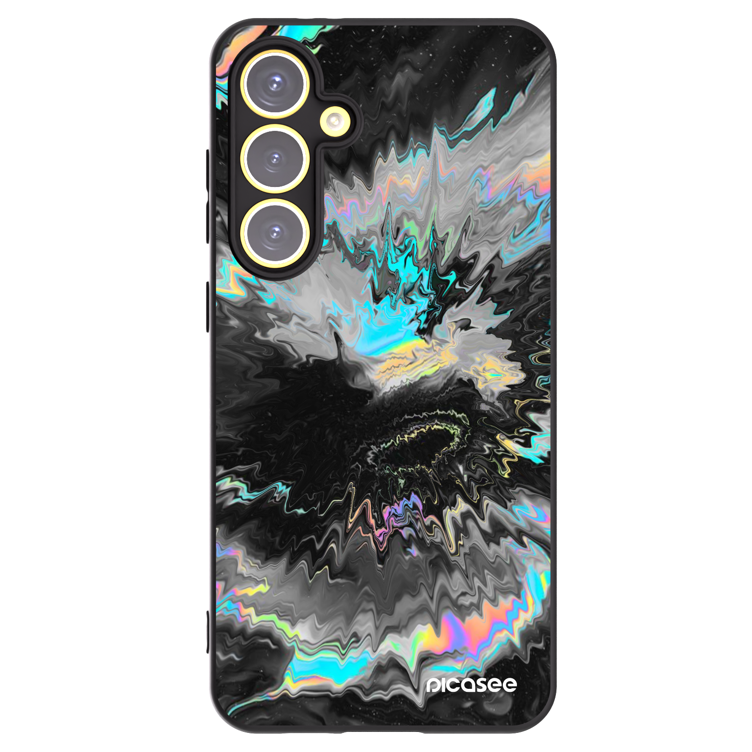 Picasee crna silikonska maskica za Samsung Galaxy S24 FE S721B - Magnetic