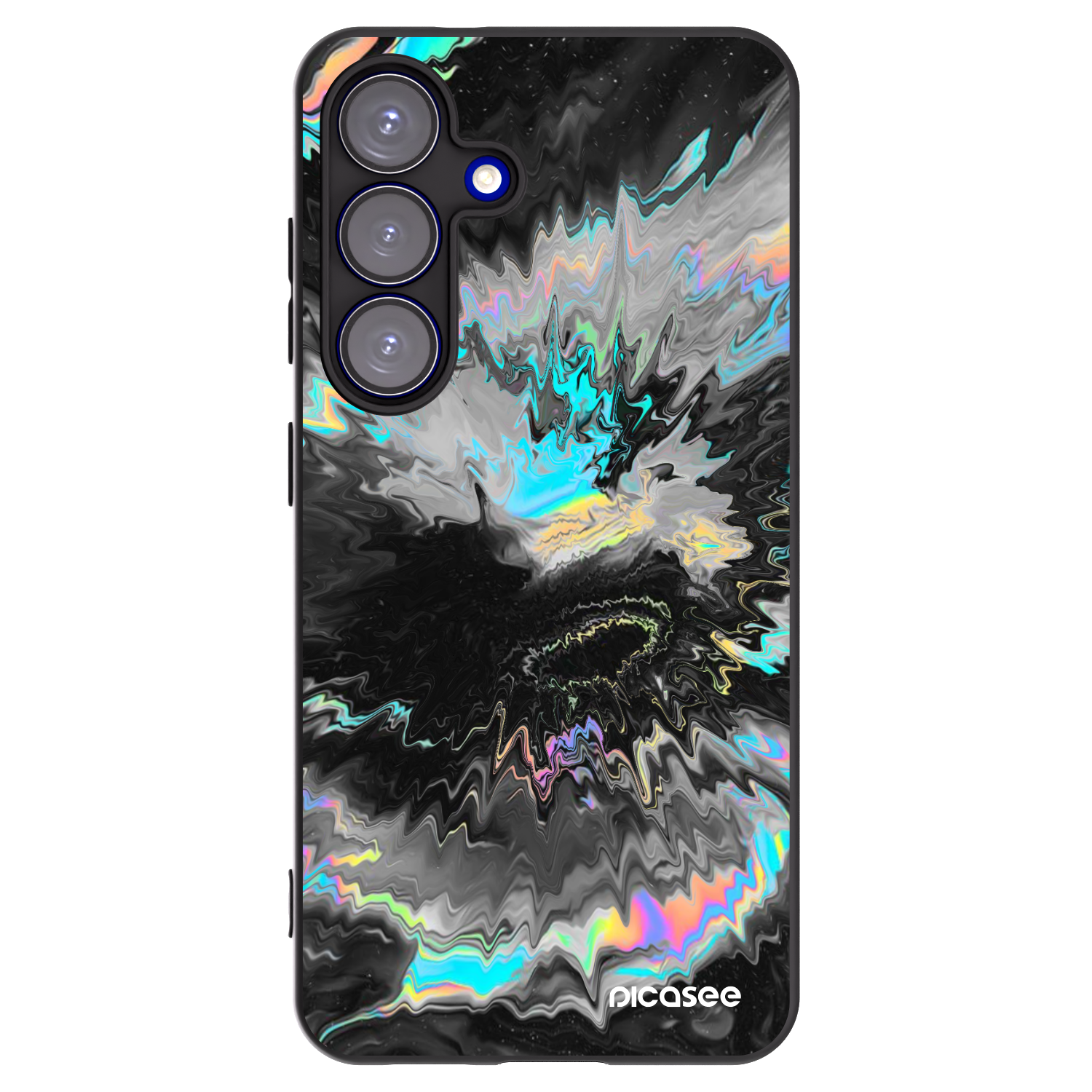 Picasee crna silikonska maskica za Samsung Galaxy S25 5G - Magnetic