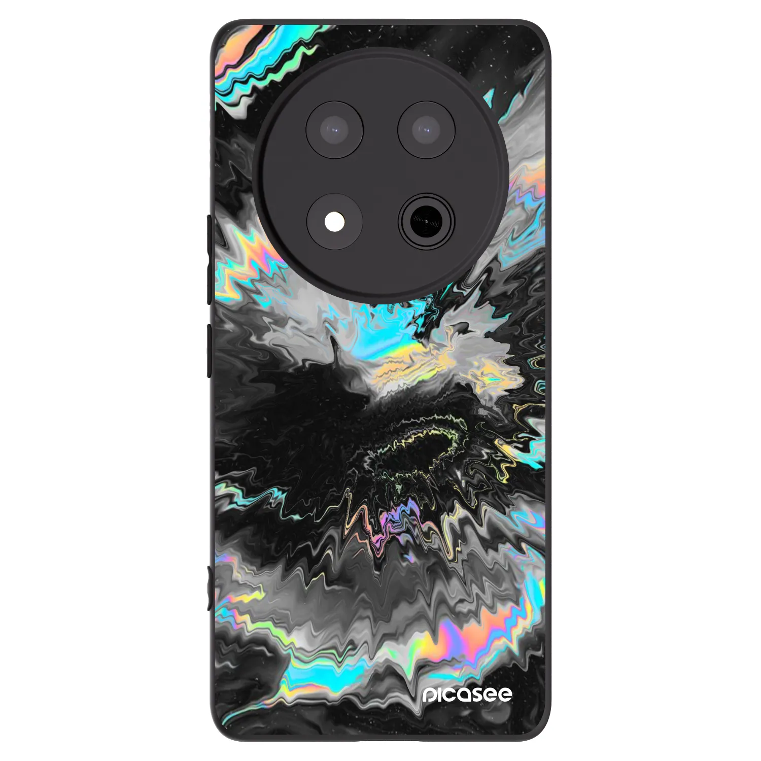 Picasee crna silikonska maskica za Honor Magic7 Lite 5G - Magnetic