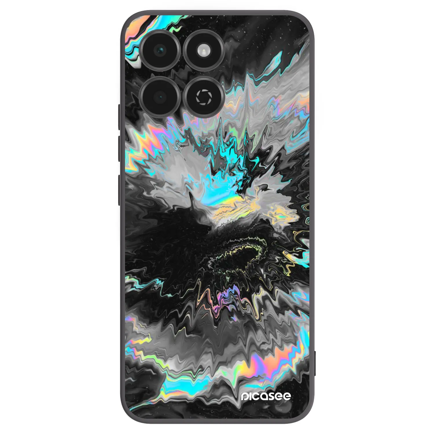 Picasee crna silikonska maskica za Honor 200 Smart 5G - Magnetic