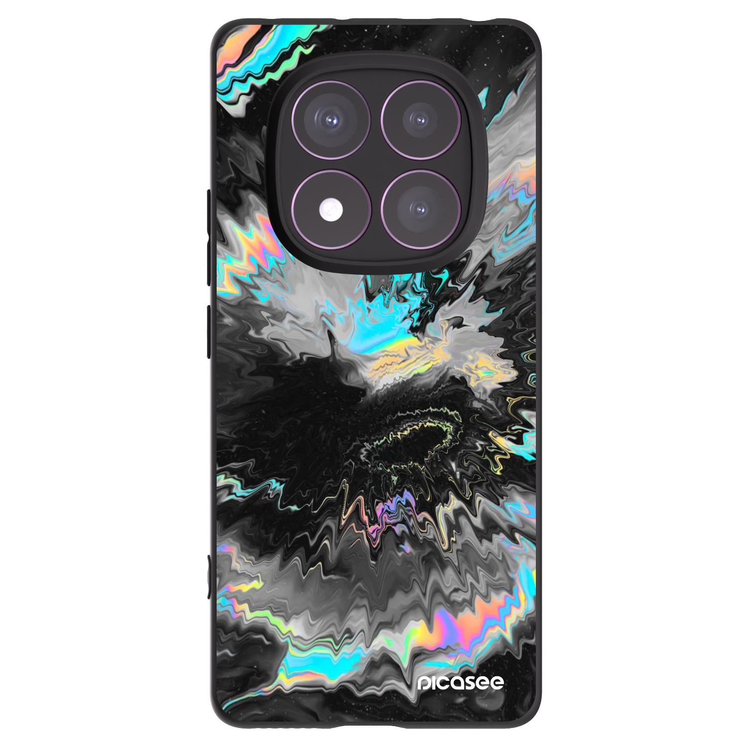 Picasee crna silikonska maskica za Xiaomi Redmi Note 14 Pro 4G - Magnetic