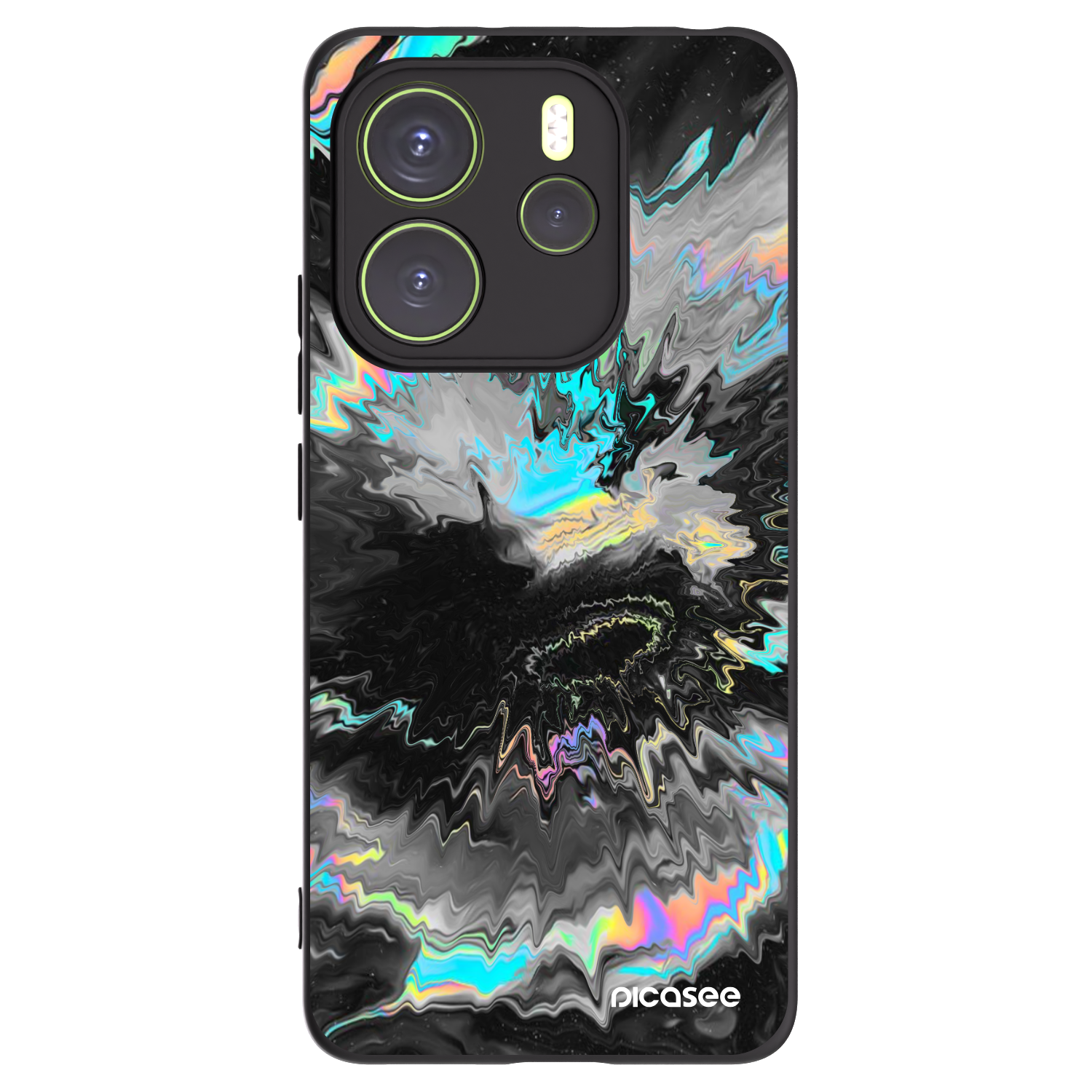 Picasee crna silikonska maskica za Xiaomi Redmi Note 14 4G - Magnetic