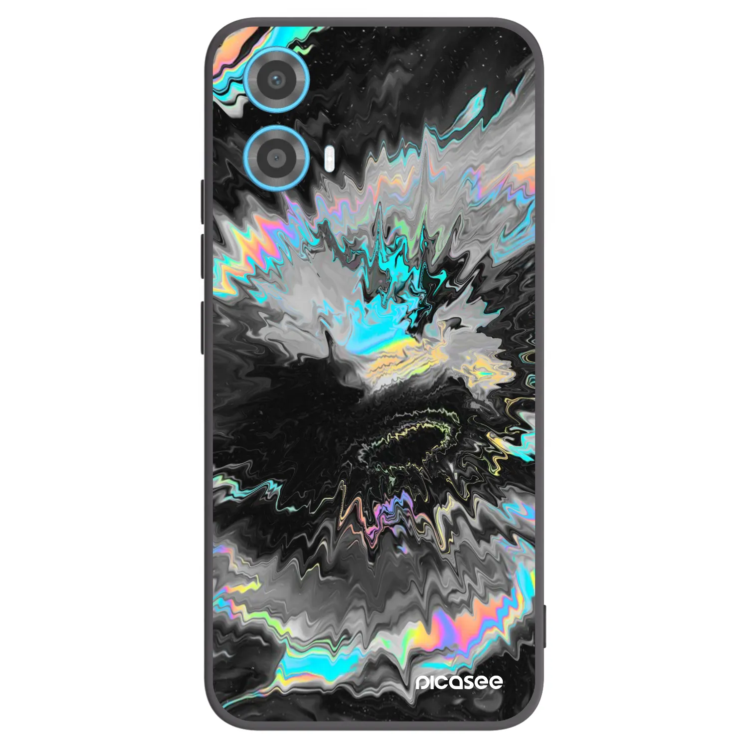 Picasee crna silikonska maskica za Motorola Moto G34 5G - Magnetic