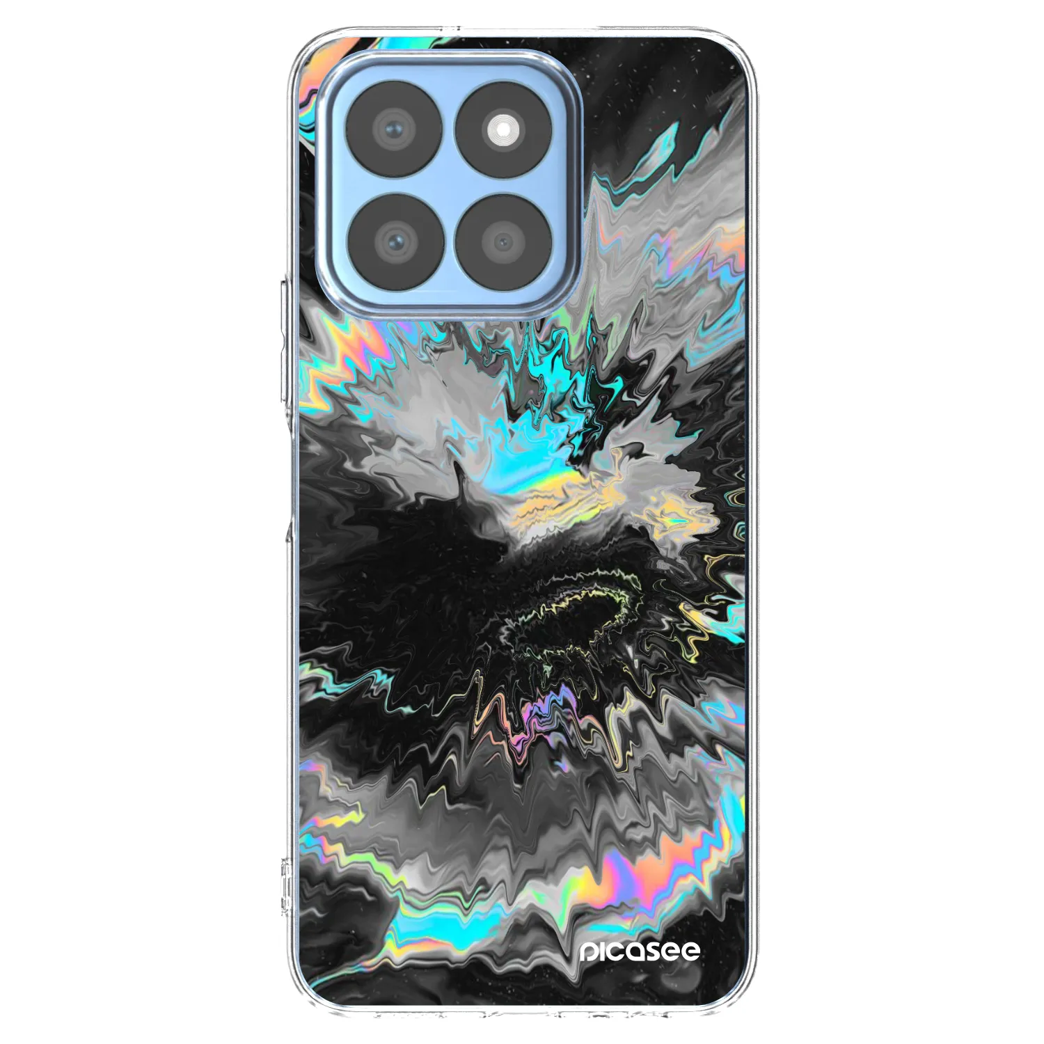 Picasee silikonska prozirna maskica za Honor X8c - Magnetic