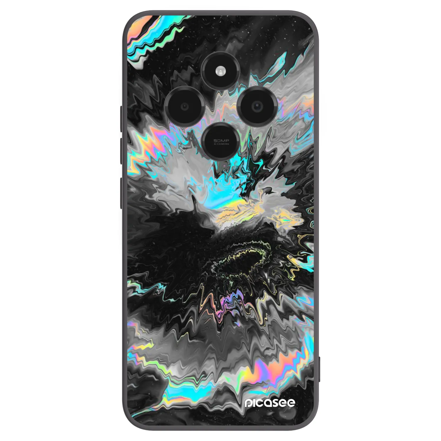 Picasee crna silikonska maskica za Xiaomi Poco C75 - Magnetic