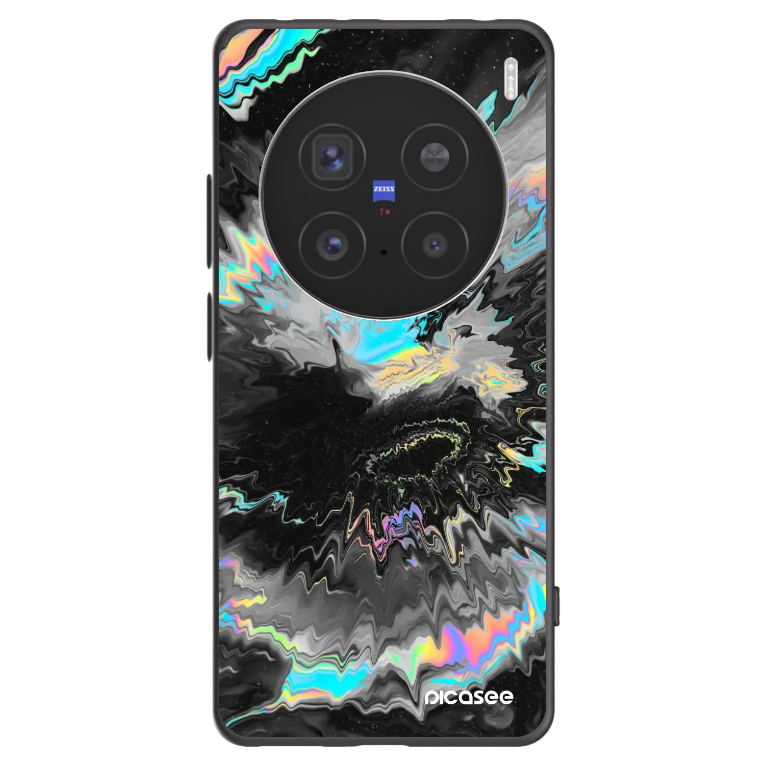 Picasee crna silikonska maskica za Vivo X200 Pro - Magnetic