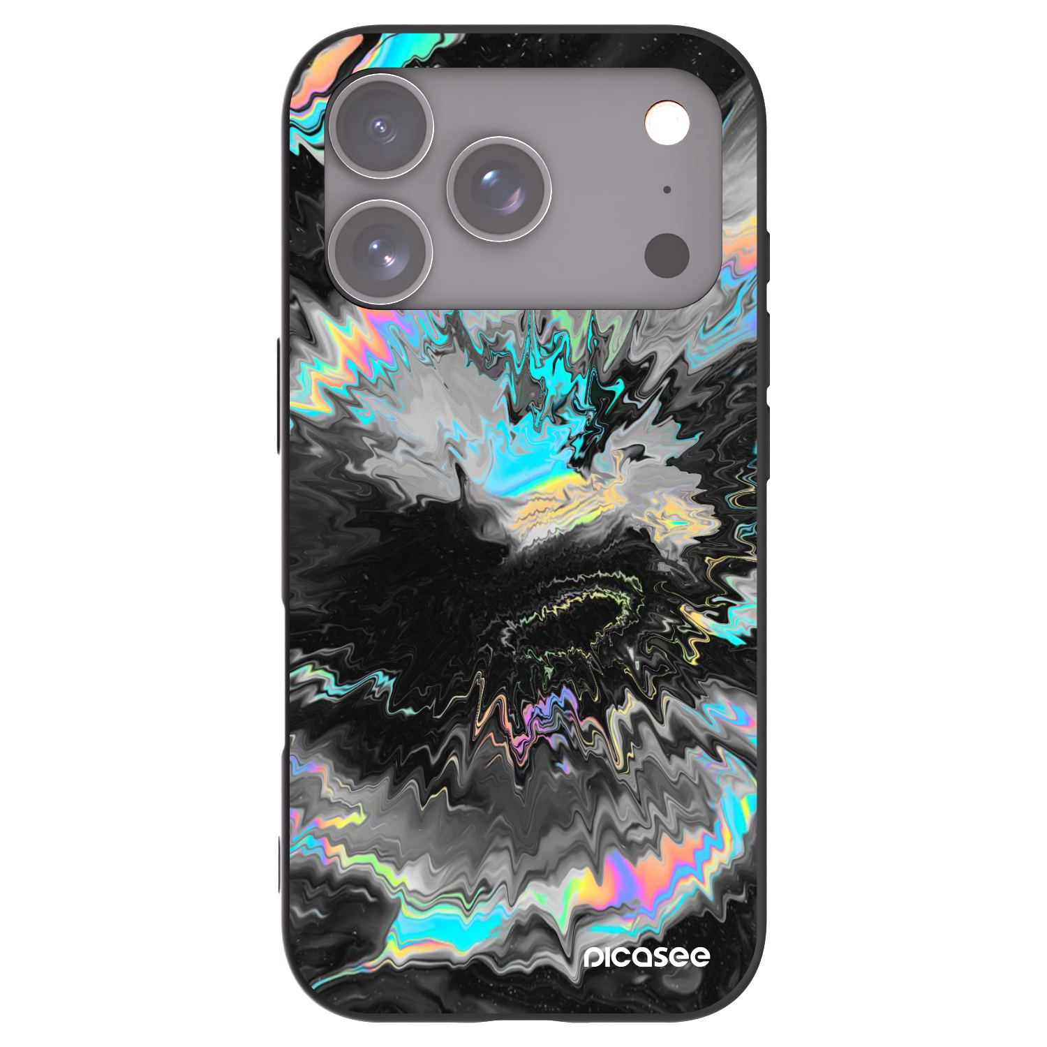 Picasee crna silikonska maskica za Apple iPhone 17 Pro - Magnetic