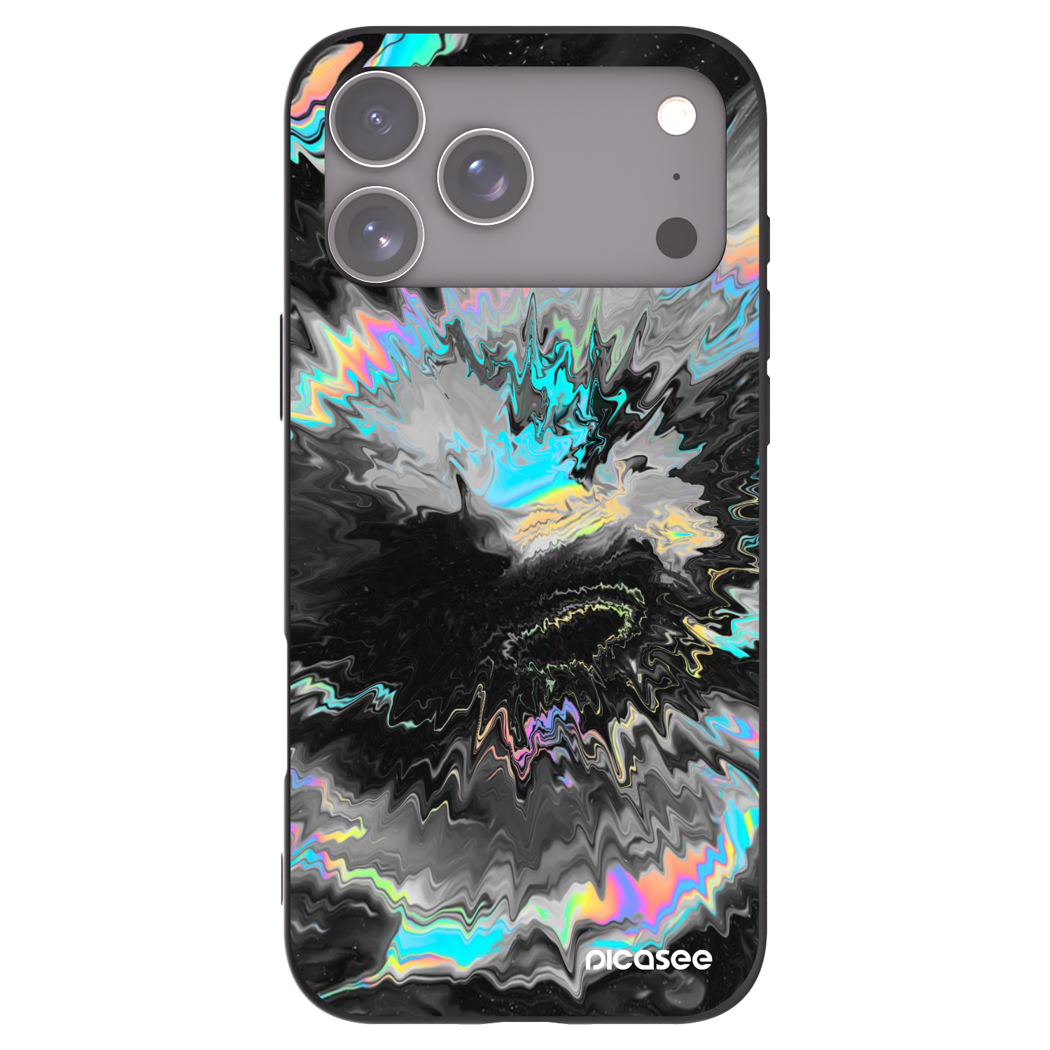 Picasee crna silikonska maskica za Apple iPhone 17 Pro Max - Magnetic