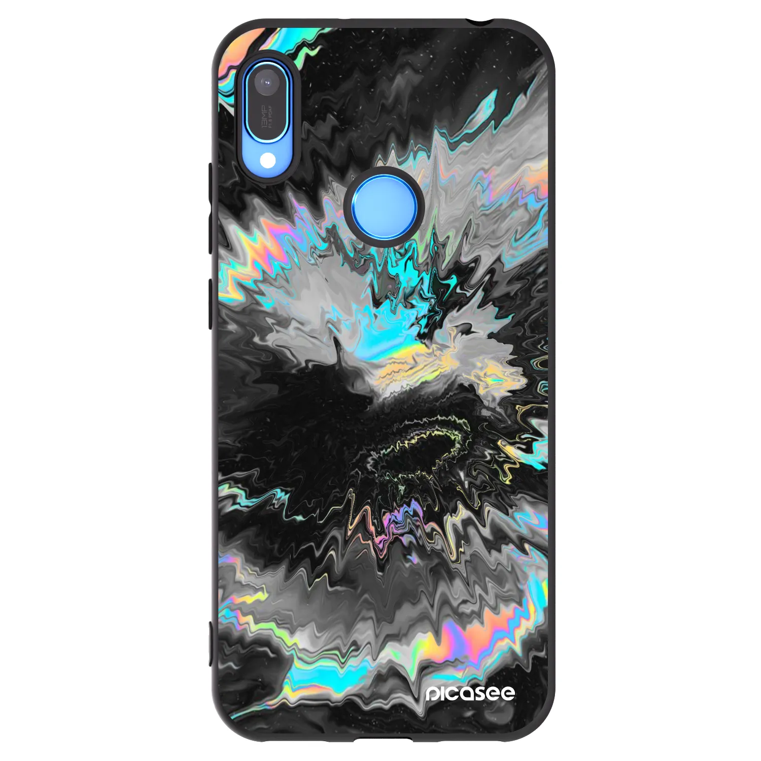 Picasee crna silikonska maskica za Huawei Y6 2019 - Magnetic
