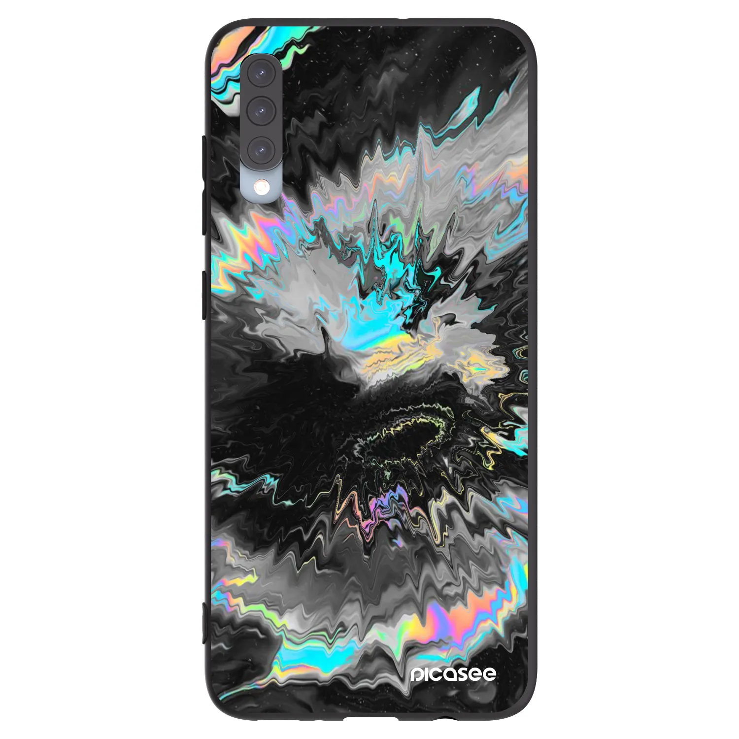 Picasee crna silikonska maskica za Samsung Galaxy A70 A705F - Magnetic