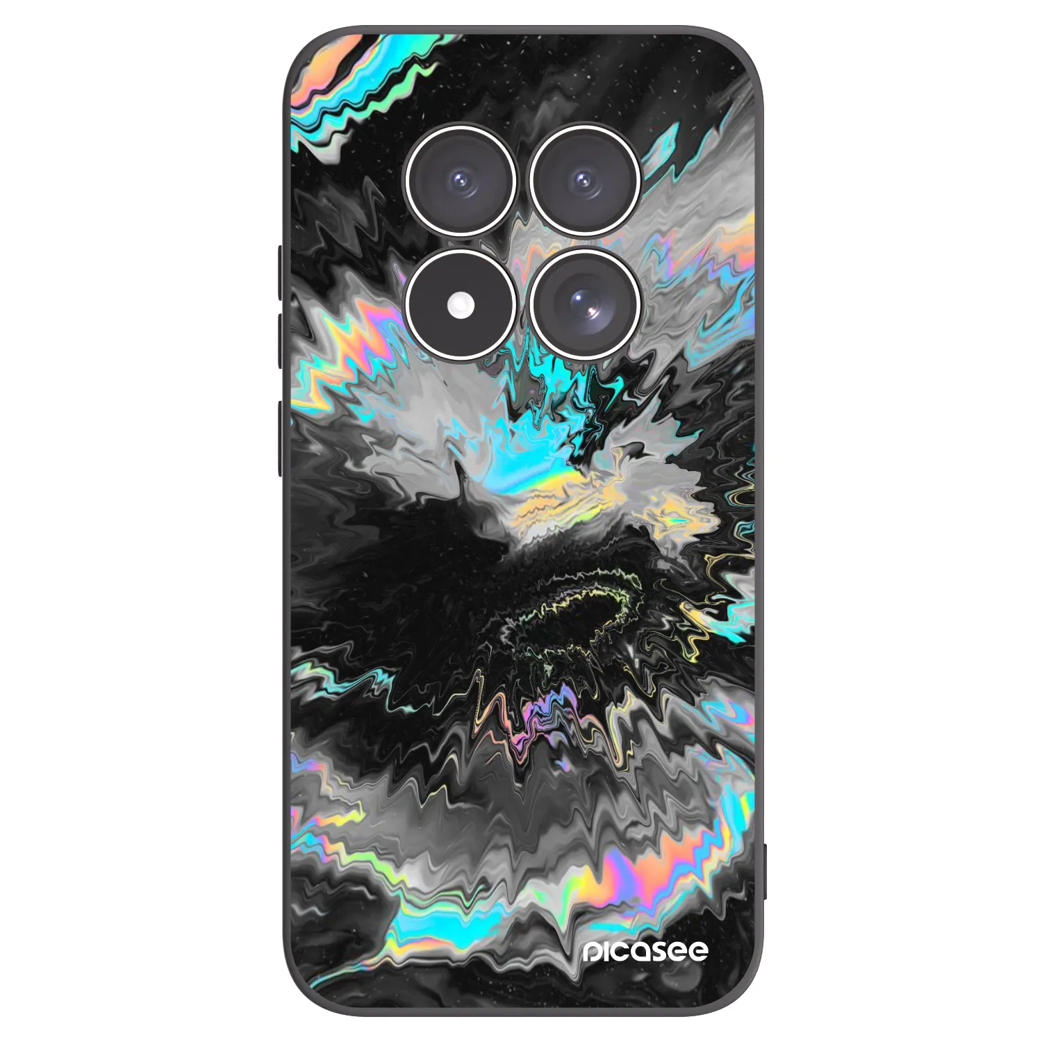 Picasee crna silikonska maskica za Xiaomi Redmi Note 15 Pro 4G - Magnetic