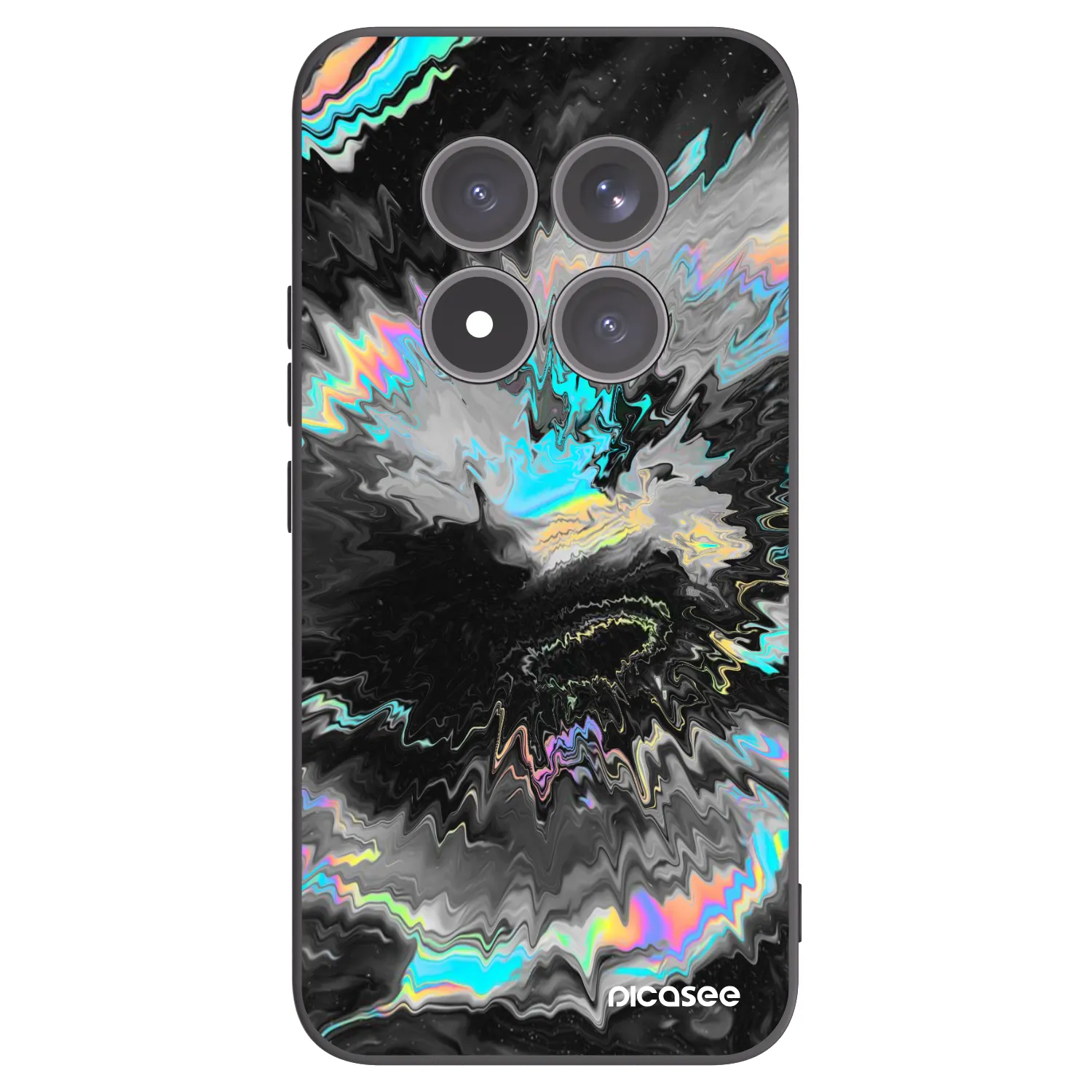 Picasee crna silikonska maskica za Xiaomi Redmi Note 15 Pro+ - Magnetic