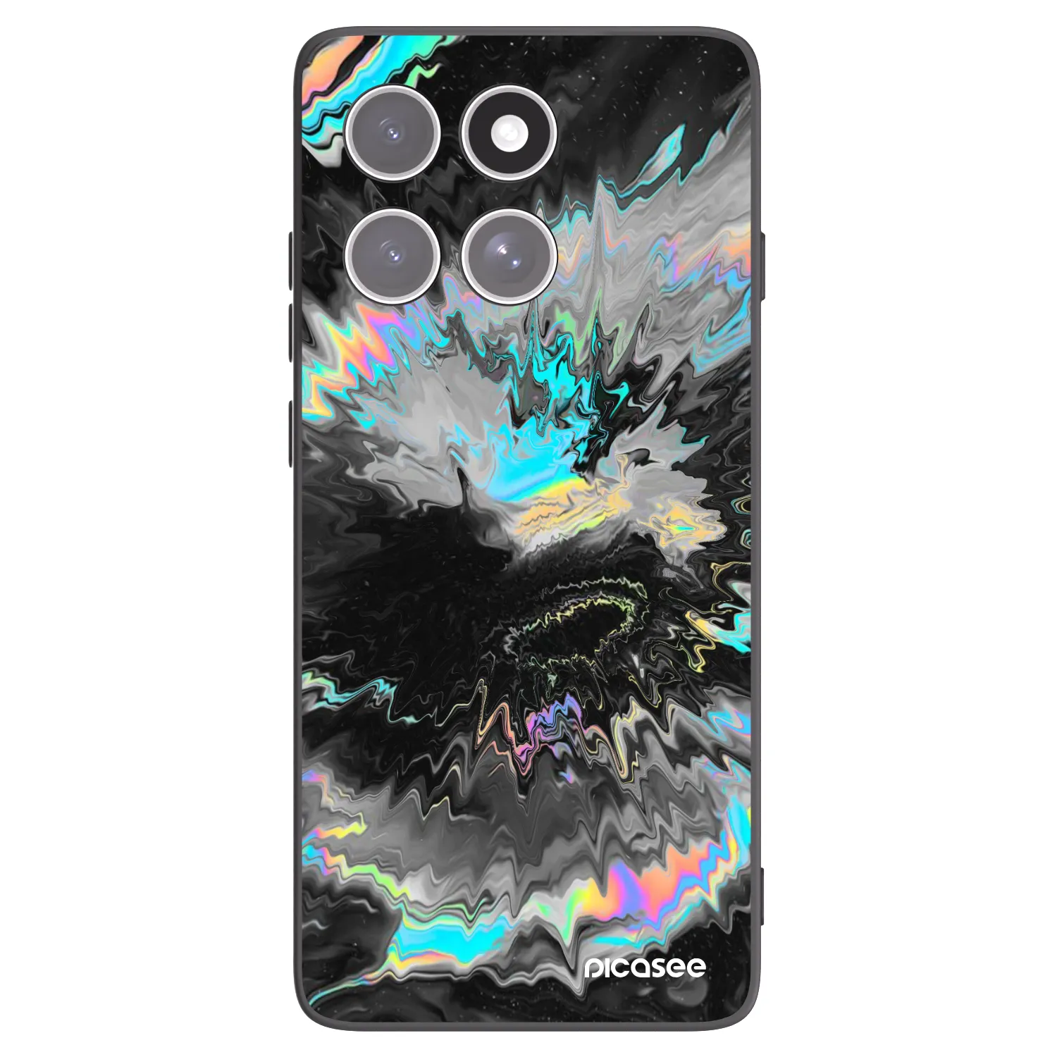 Picasee crna silikonska maskica za Motorola Edge 60 Fusion - Magnetic