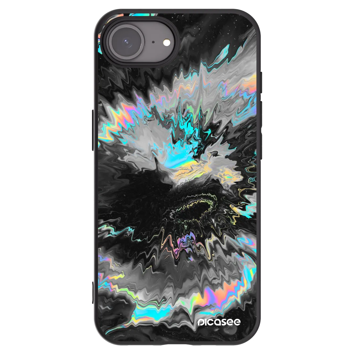 Picasee crna silikonska maskica za Apple iPhone 17e - Magnetic