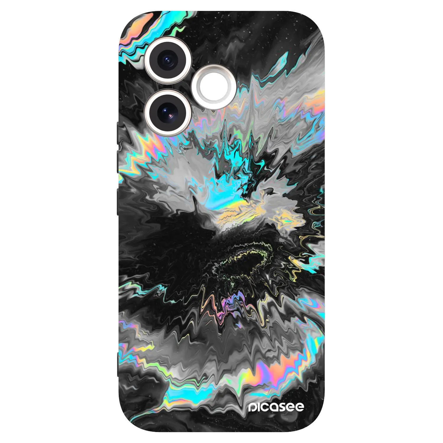 Picasee crna silikonska maskica za Honor 600 Lite - Magnetic