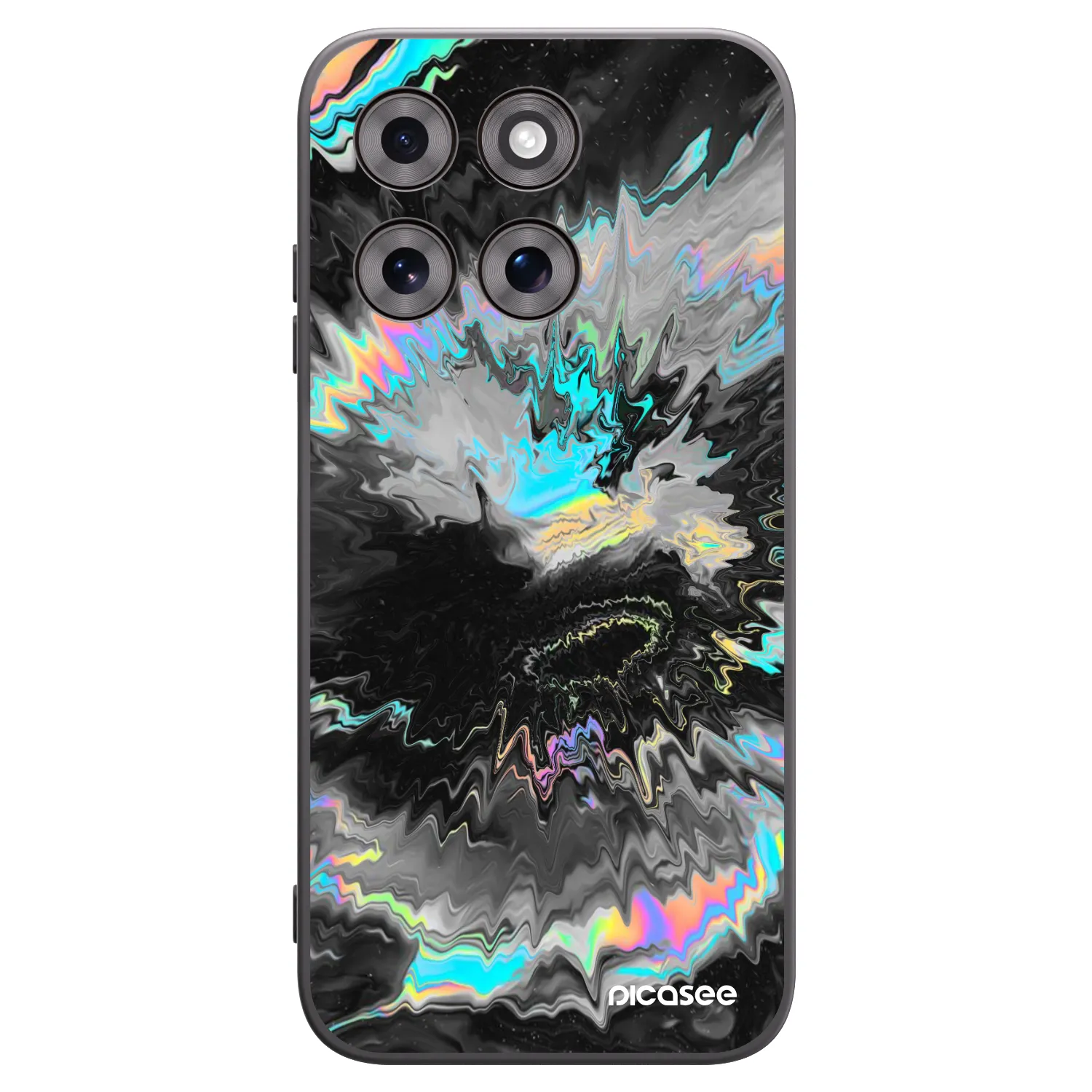 Picasee crna silikonska maskica za Motorola Moto G77 - Magnetic