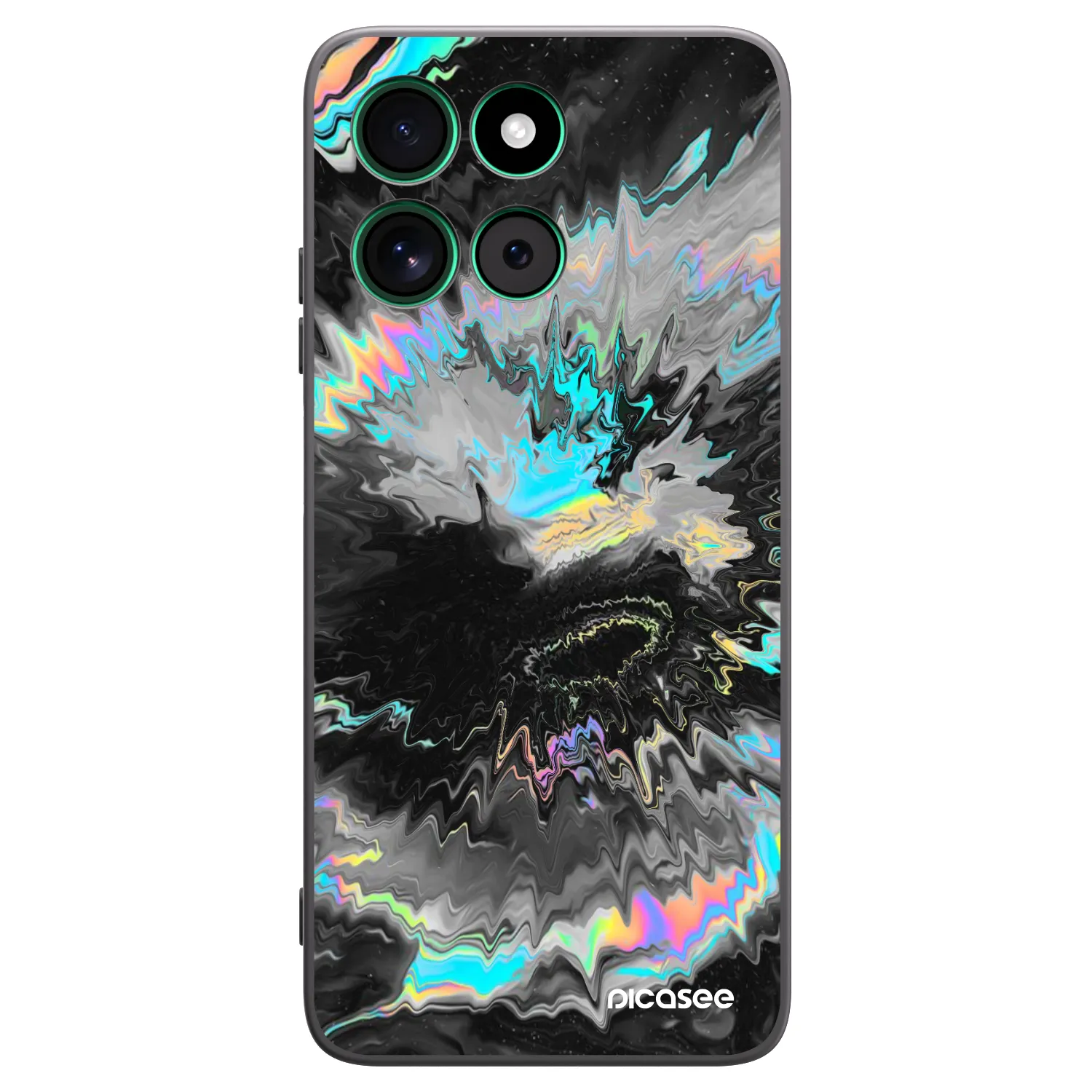Picasee crna silikonska maskica za Motorola Moto G57 Power - Magnetic