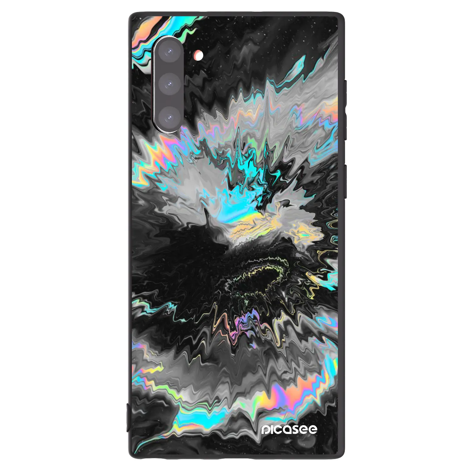 Picasee crna silikonska maskica za Samsung Galaxy Note 10 N970F - Magnetic
