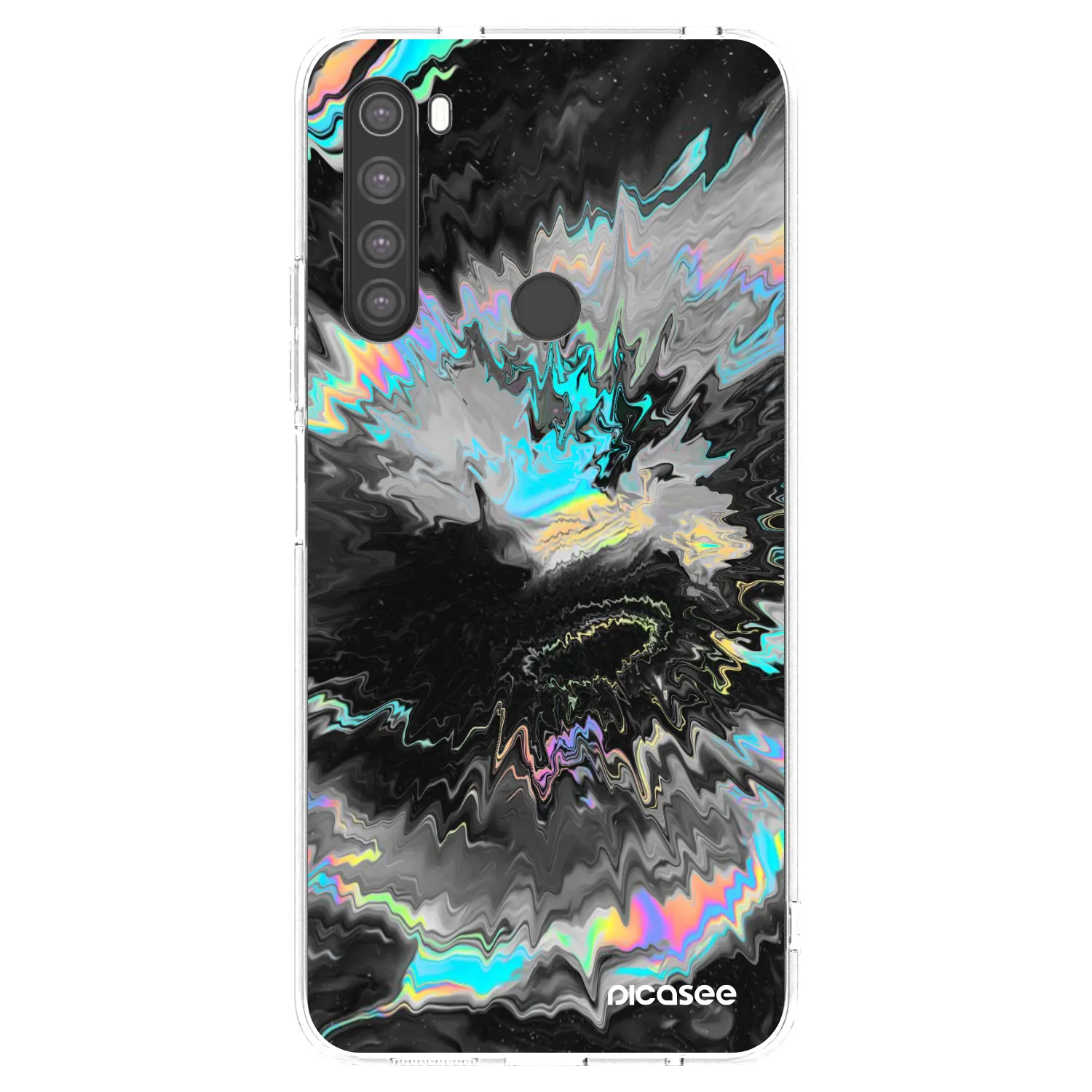 Picasee silikonska prozirna maskica za Xiaomi Redmi Note 8 - Magnetic
