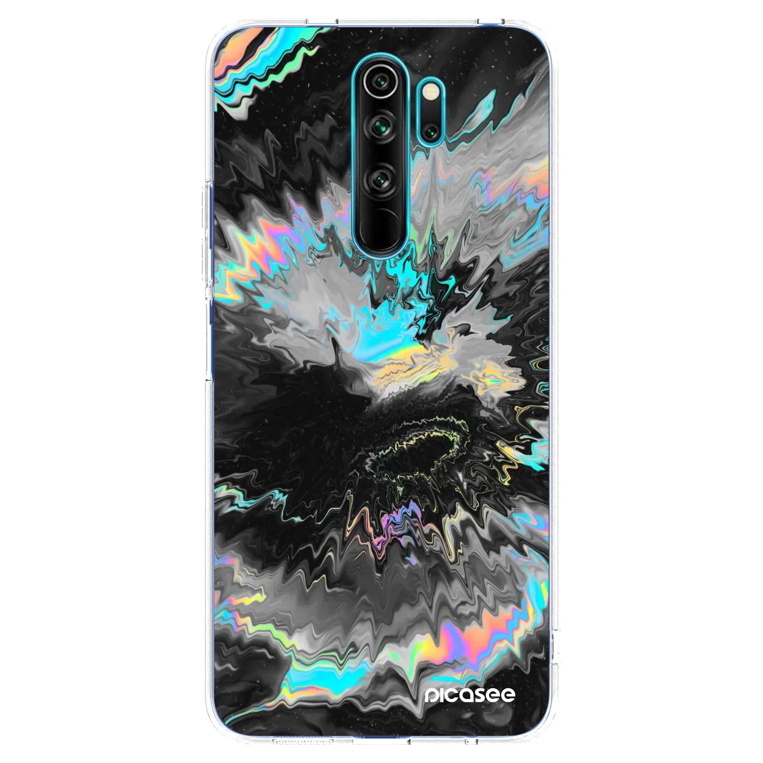 Picasee silikonska prozirna maskica za Xiaomi Redmi Note 8 Pro - Magnetic
