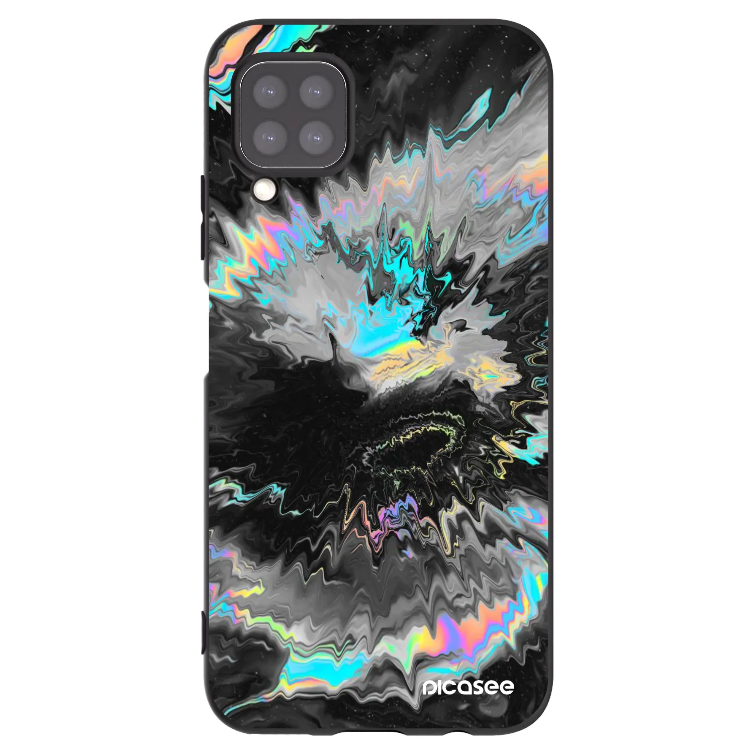Picasee crna silikonska maskica za Huawei P40 Lite - Magnetic