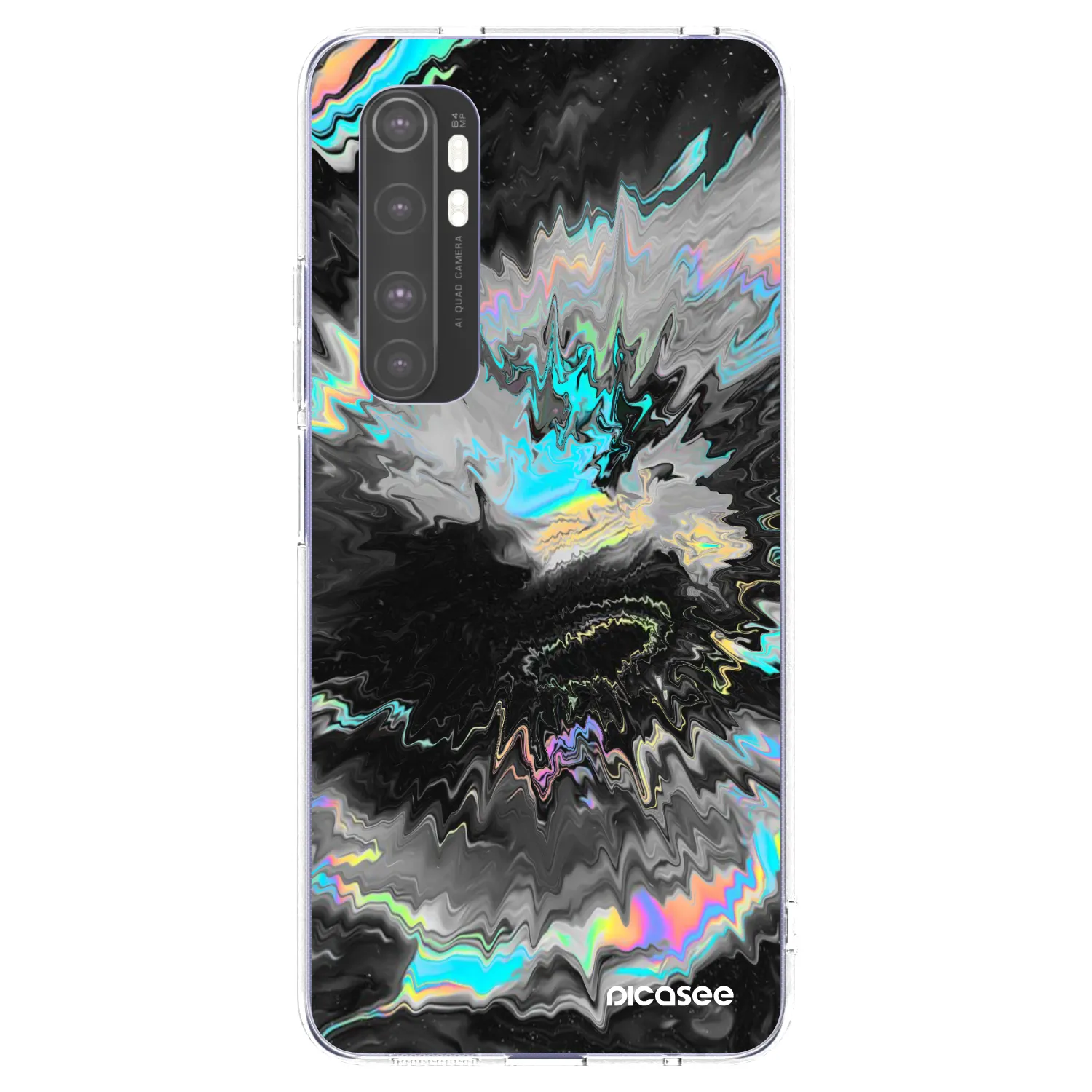 Picasee silikonska prozirna maskica za Xiaomi Mi Note 10 Lite - Magnetic