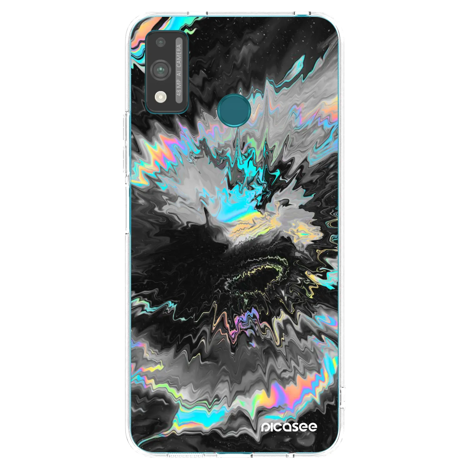 Picasee silikonska prozirna maskica za Honor 9X Lite - Magnetic
