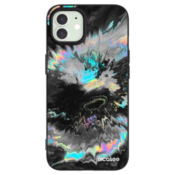 Picasee crna silikonska maskica za Apple iPhone 12 - Magnetic