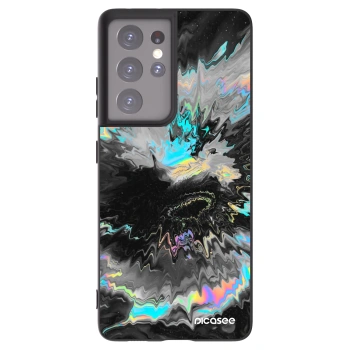 Picasee crna silikonska maskica za Samsung Galaxy S21 Ultra 5G G998B - Magnetic