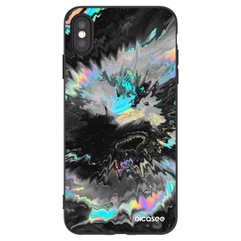 Picasee crna silikonska maskica za Apple iPhone XS Max - Magnetic